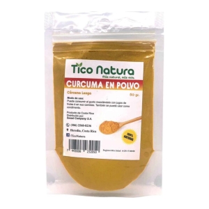 cÚrcuma en polvo bolsa doy pack tico natura 50 grs
