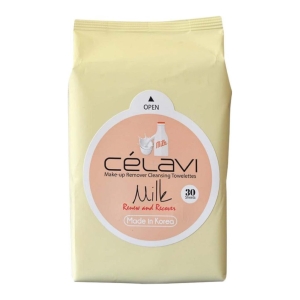 toallitas desmaquillantes milk cÉlavi x 30 paÑitos